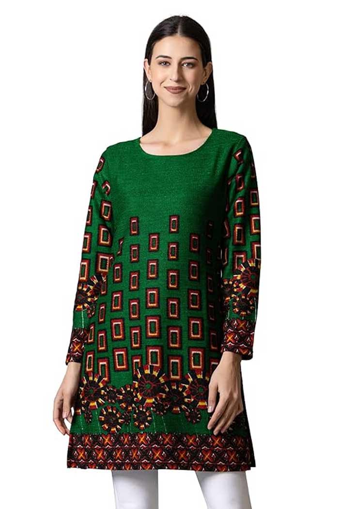 Wear this kurti with jeans in winter, stay comfortable