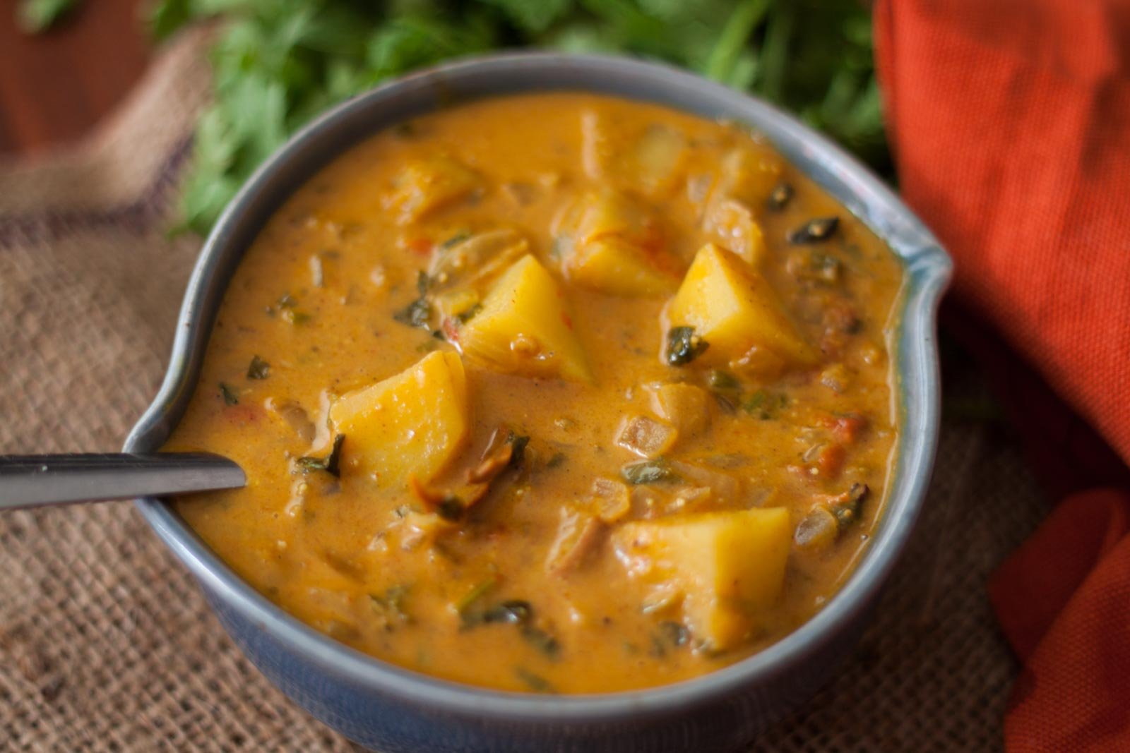 Whether it's lunch or dinner, when you're at a loss, make 'Aloo Kurma', a delicious recipe made with minimal ingredients.